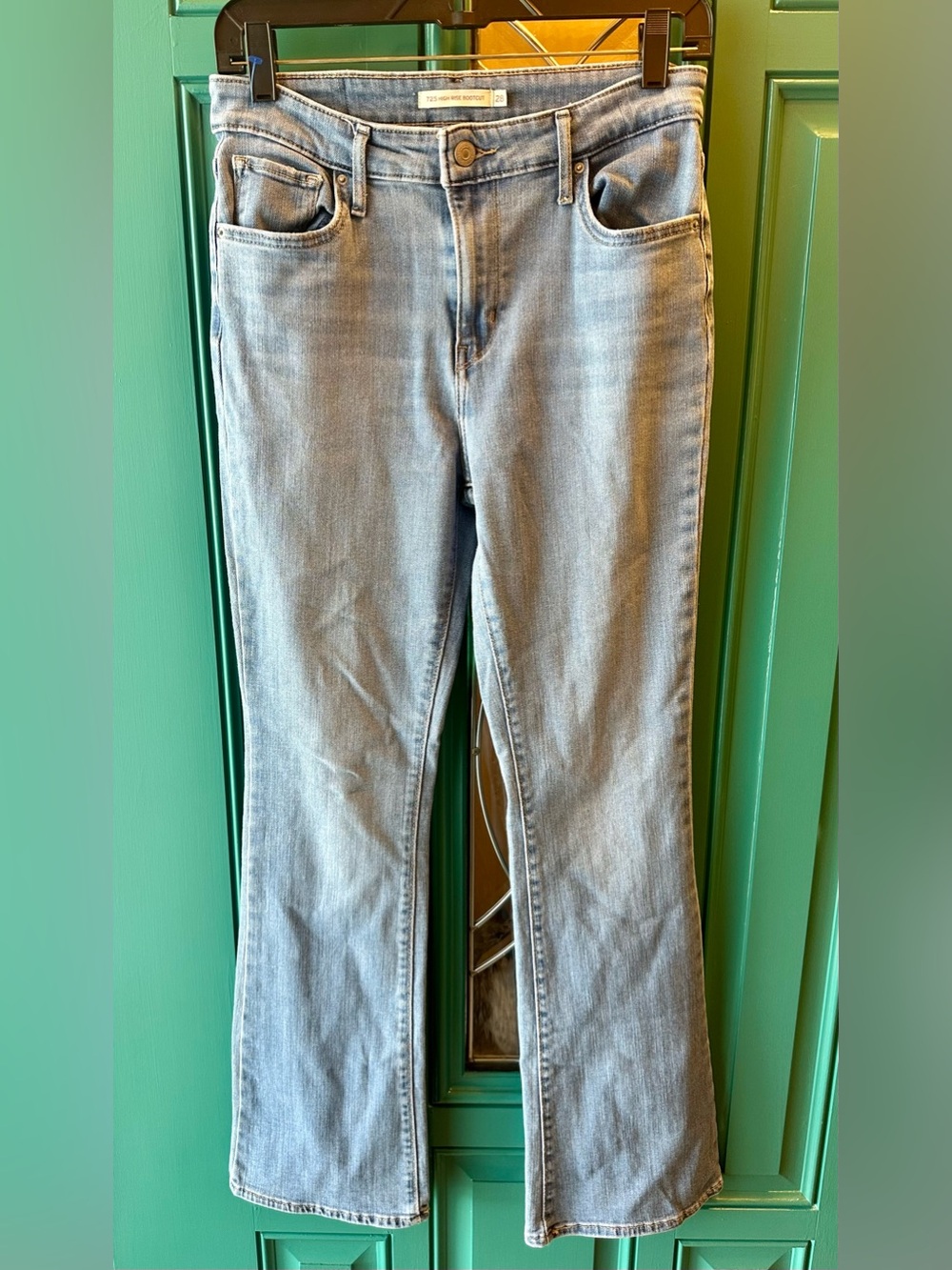 Levi’s 725 High Rise Bootcut Stretch Jeans-Light Wash